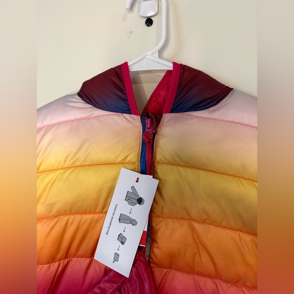 Epic Threads Girls Rainbow Packable Puffer Jacket NWT Various Sizes - Picture 7 of 9